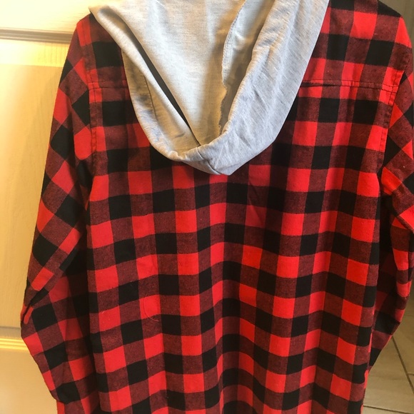 WSGYJ Long Sleeve Button Up Shirt/Hoodie - Picture 2 of 3